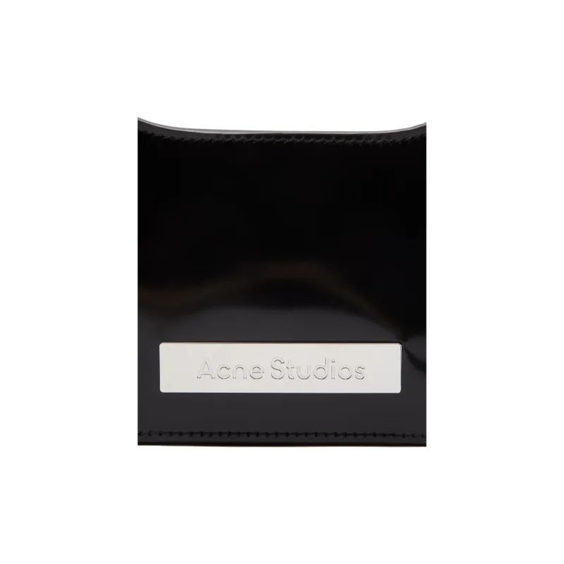 Acne Studios Platt Series Calfskin Handbag Shoulder Bag Women's Black-4
