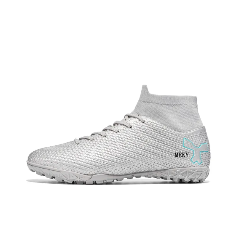 MEKY AG Rubber Short Studs TF Rubber Broken Studs Anti Slip Wear Resistant Soccer Shoes Unisex-35