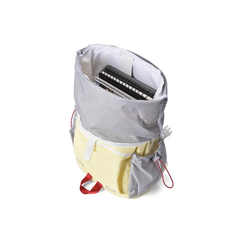 COEXISTENCE Polyester Stain Resistant Water Repellent Backpack Tubas Unisex Yellow-3