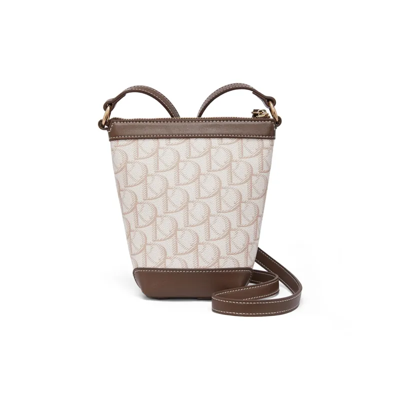 RED DRAGONFLY PVC Shoulder Bag, Crossbody Bag Women's Cherry Blossom Pink/Coffee-9
