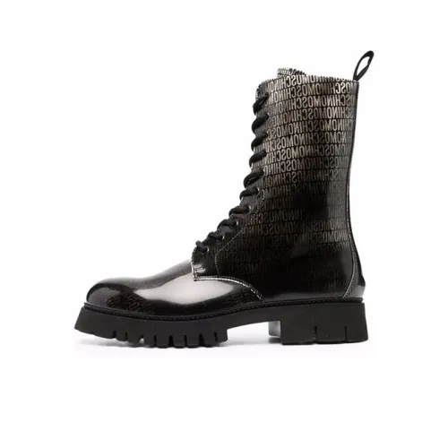 MOSCHINO Ankle Boots Men High-Top Black