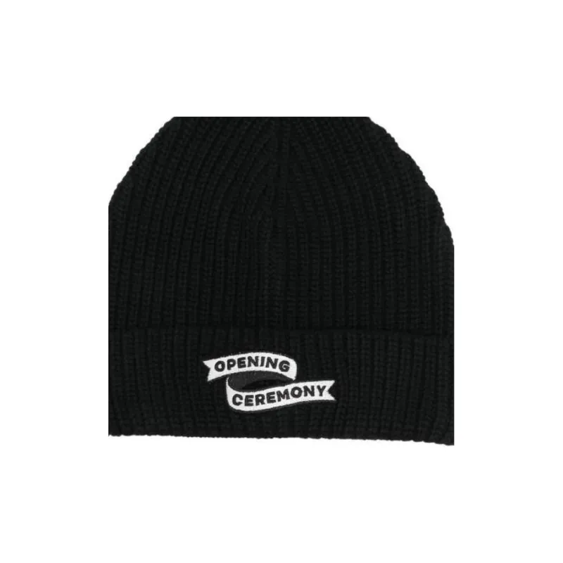 Opening Ceremony Flag Logo Knitted Beanie Hat-2