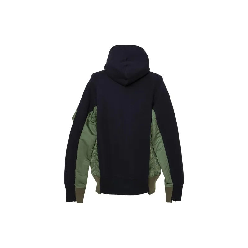 Sacai Colourblock Hoodie-1