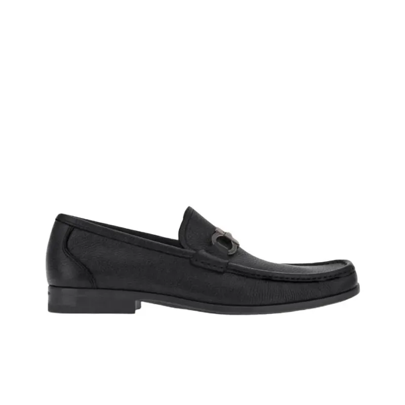 FERRAGAMO GANCINI Loafers Men's Black-1