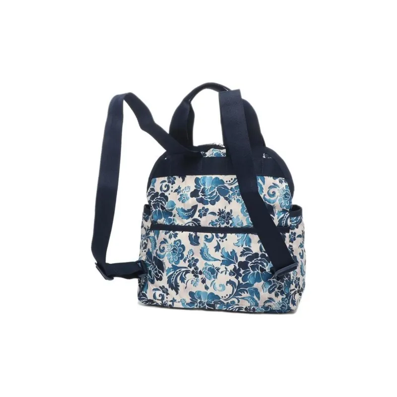 LeSportsac Polyester Backpack Women's Blue & White-3