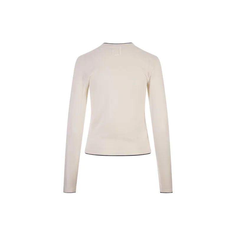 Jacquemus Contrast Trim Ribbed Jumper-1