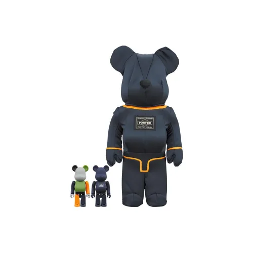 BE@RBRICK X Porter Tanker Iron Blue