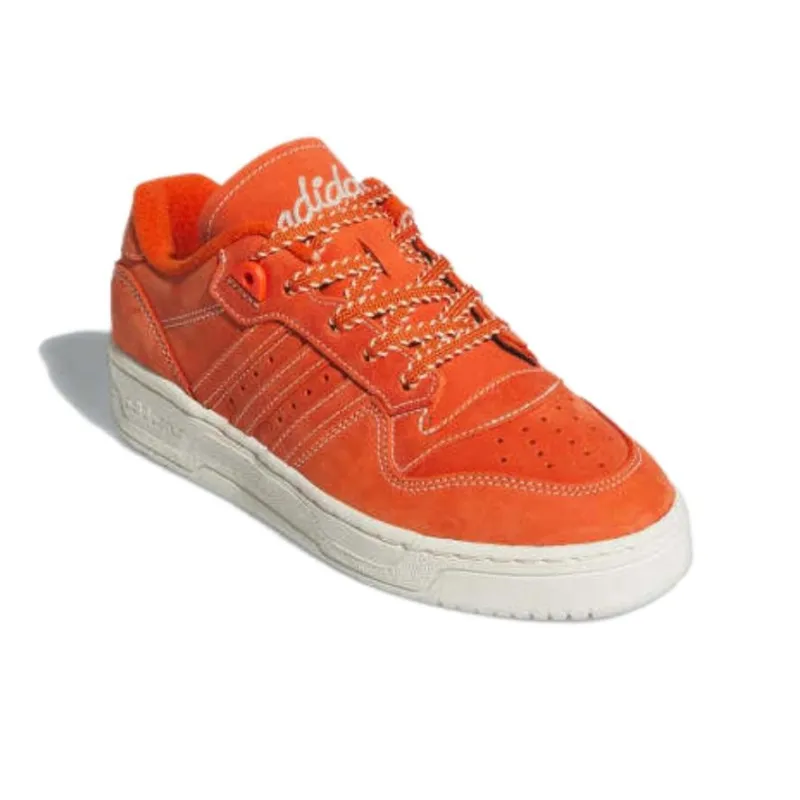 Adidas Rivalry Low Collegiate Orange Ivory Sand Strata Women's-2