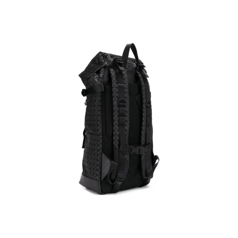 ISSEY MIYAKE HIKER Cow Leather Polyester Nylon Cotton Backpack Men's Black-2