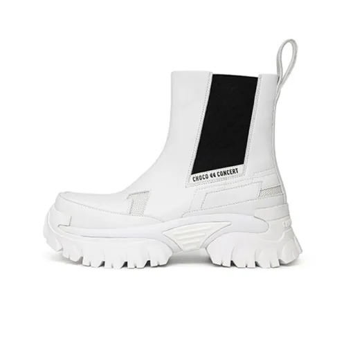 CHOCO CONCERT Chelsea Boots Women's White