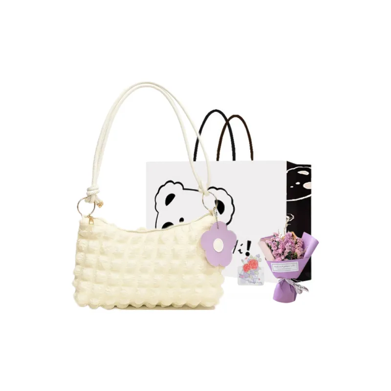 NX DOUGHNUT PU Crossbody Bag, Shoulder Bag Women's White-37
