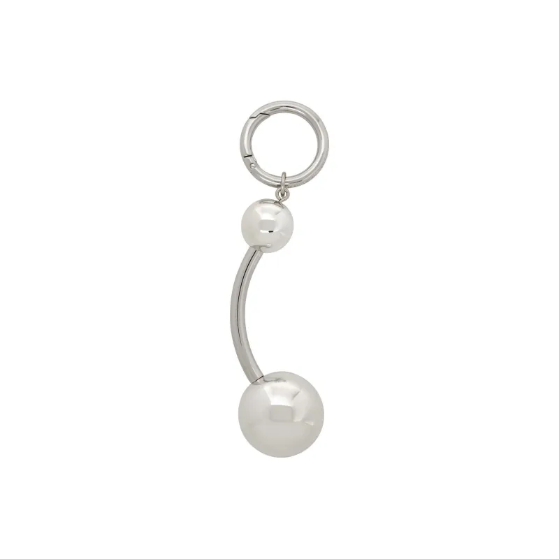 JUSTINE CLENQUET ABS Resin Keychains Men's Silver-1