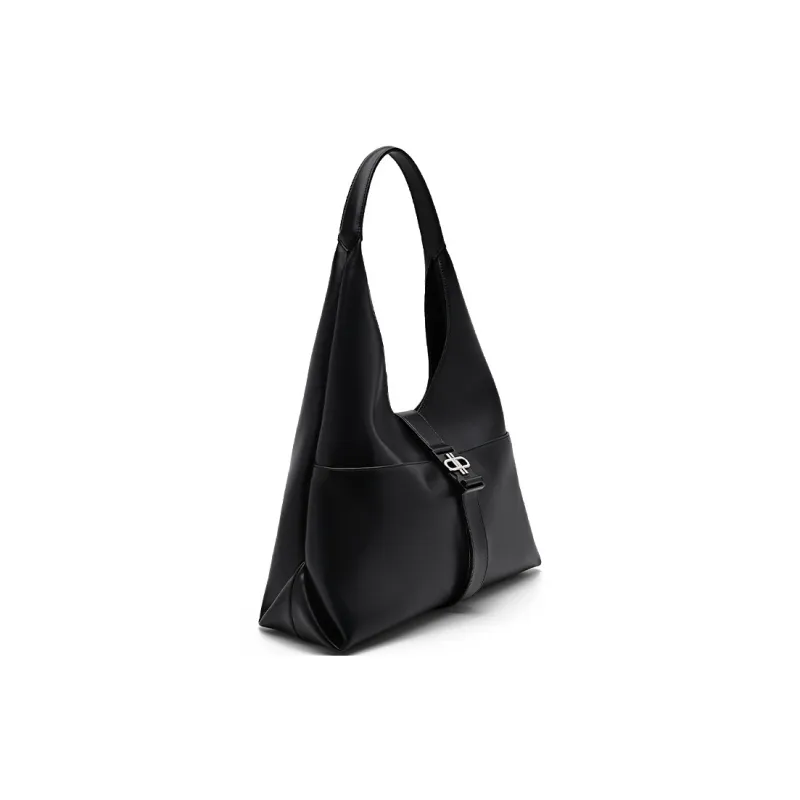 PEDRO PU Shoulder Bag Women's Black/Olive Green-1
