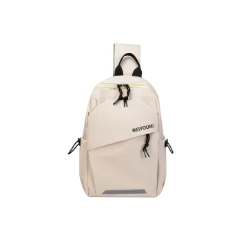 OURFUN Nylon Sling Bag Unisex White/Black/Green/Blue