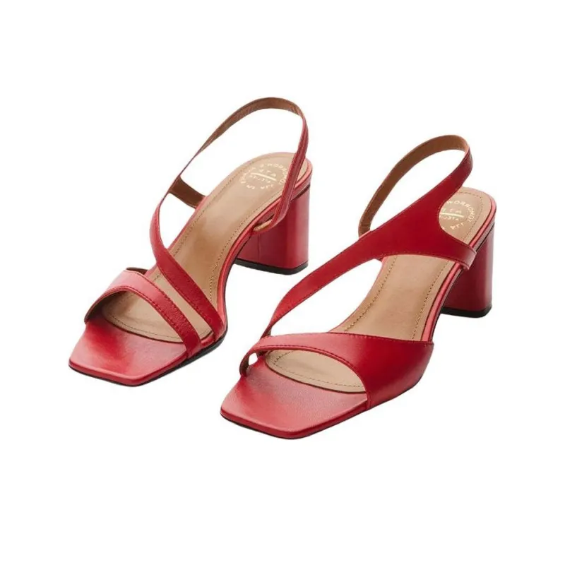 ATP Atelier Mattine Strap Sandals 5.5cm Women's Red-3