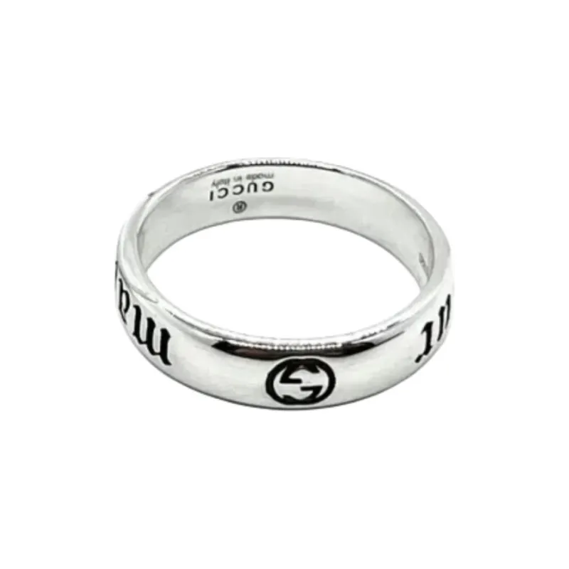 GUCCI 925 Sterling Silver Rings Women's Silver-0