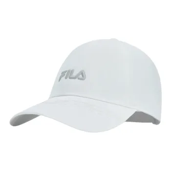 FILA Polyester Baseball Caps Unisex Standard White