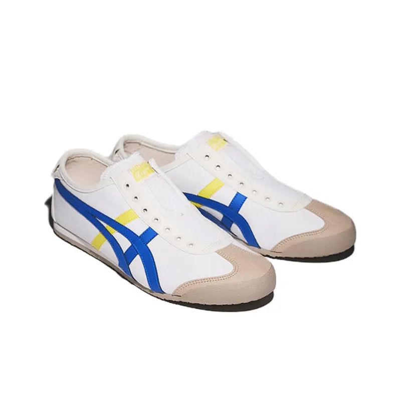 Asics Onitsuka Tiger Mexico 66 Slip On Cream Directoire Blue-3