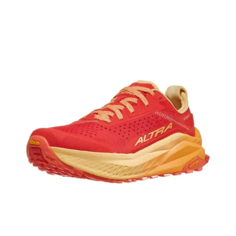 Altra Anti Slip Wear Resistant Low Top Trail Running Running Shoes Unisex Red-2