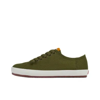 CAMPER Peu Low-Top Canvas Shoes Women's Green