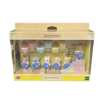Sylvanian Families Rainbow Bus School Uniforms Baby Dolls Plush Toys 4cm Height