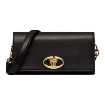 Valentino GARAVANI Nappa Leather Shoulder Bag Crossbody Bag Wallet Women's Black