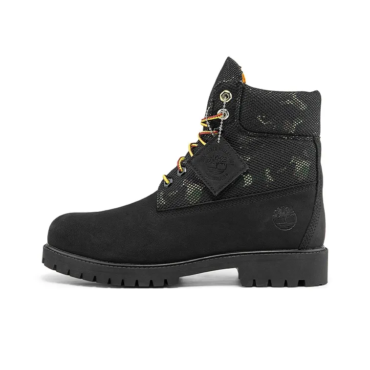 Timberland Heritage 6 Inch Boot 'Black Nubuck With Camo'-0