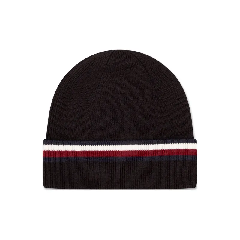 Tommy Hilfiger Cotton Beanies Men's Black-1