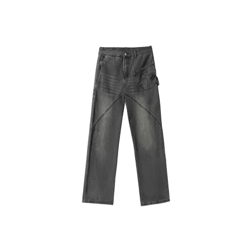 FAX FOR FMACM Jeans Unisex Black Gray