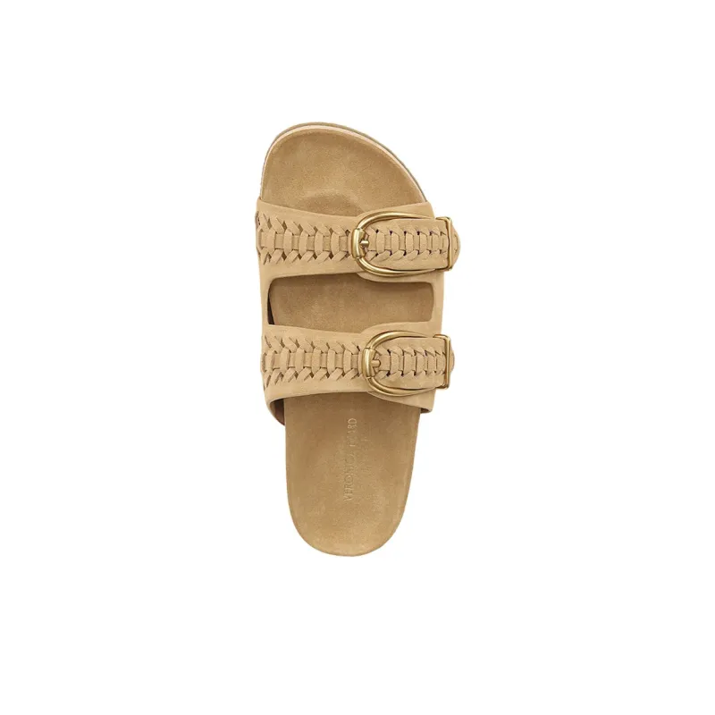 VERONICA BEARD Slide Slippers Women's Light Brown-4