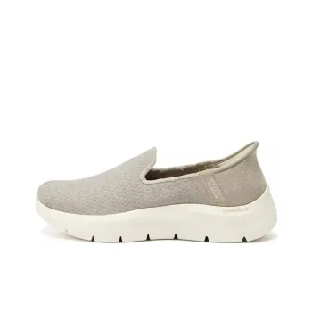 Skechers WOMEN'S GO WALK Breathable And Resilient Low-Top Casual Shoes Women's Taupe