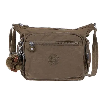 Kipling Recycled Polyamide Crossbody Bag, Shoulder Bag Women's Brown
