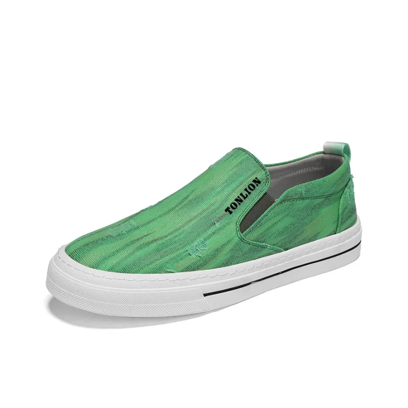 Tonlion Slip Resistant, Abrasion Resistant, Breathable, Lightweight Low Top Skateboard Shoes Men's-8