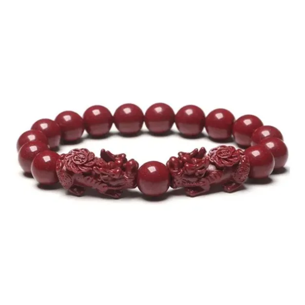 LuluCanaan Reconstructed Cinnabar Bracelets Unisex-0