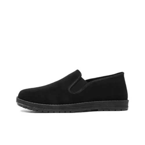 Shu family Men's Casual Shoes Men Low-Top Black