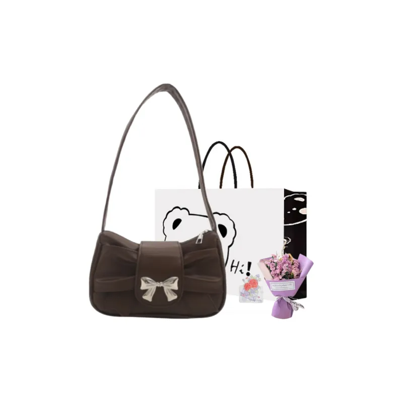 NX DOUGHNUT PU Shoulder Bag Regular Women's Pink White Silver Khaki Brown Black-54