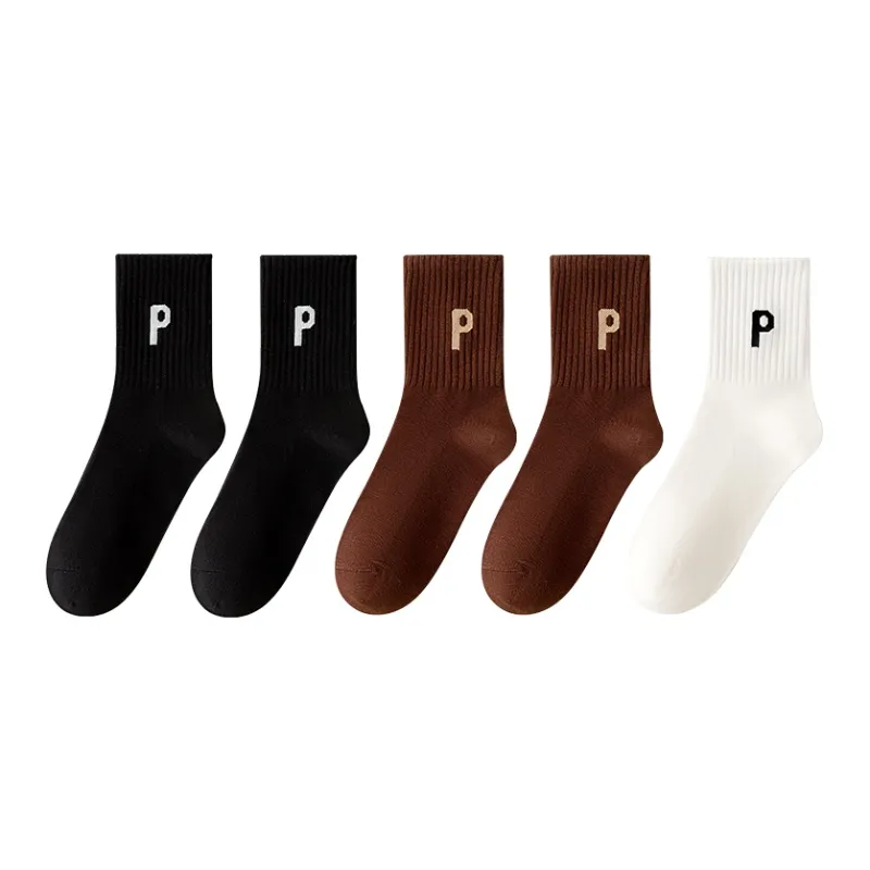 MIIOW Mid-Calf Socks Women's 5 Pack-7