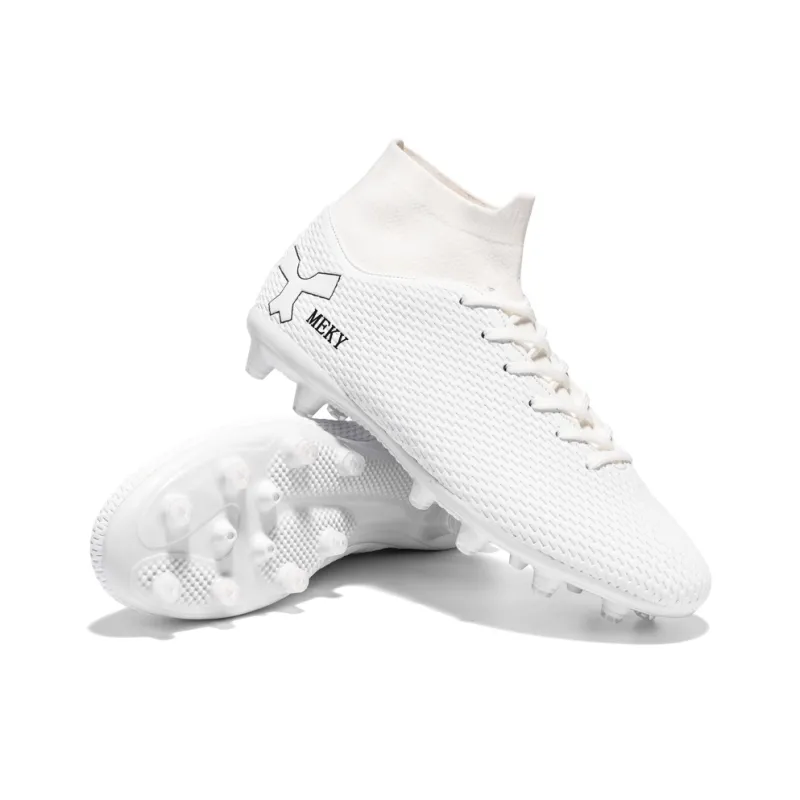 MEKY AG Rubber Short Studs TF Rubber Broken Studs Anti Slip Wear Resistant Soccer Shoes Unisex-8