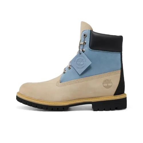 Timberland Outdoor Boots Men Light Beige/Blue