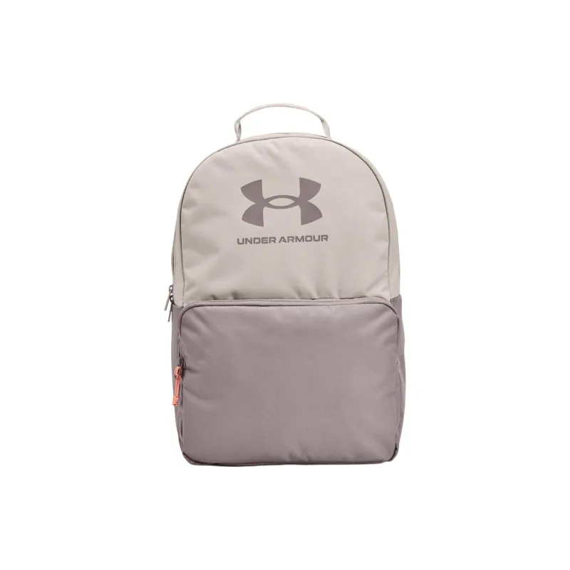 Under Armour Polyester Backpack Regular Unisex Gray/Soft Pink-0