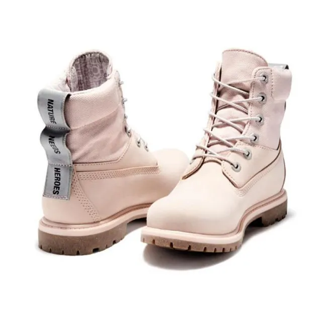Timberland 6 Inch Premium ReBOTL Fabric And Leather Boot 'Pale Pink' Women's-2