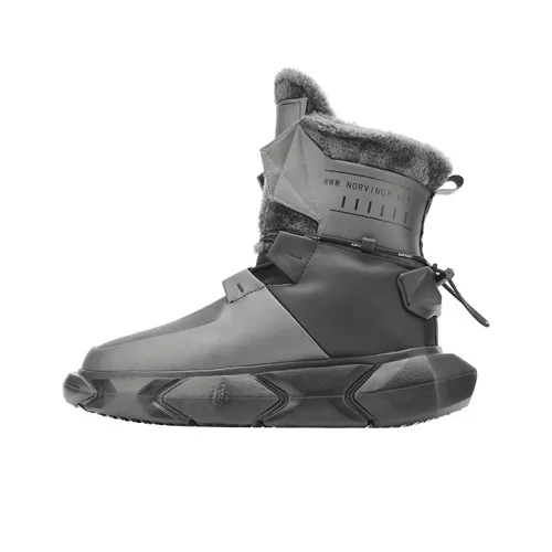 NORVINCY Snow Boots Unisex Iron Gray