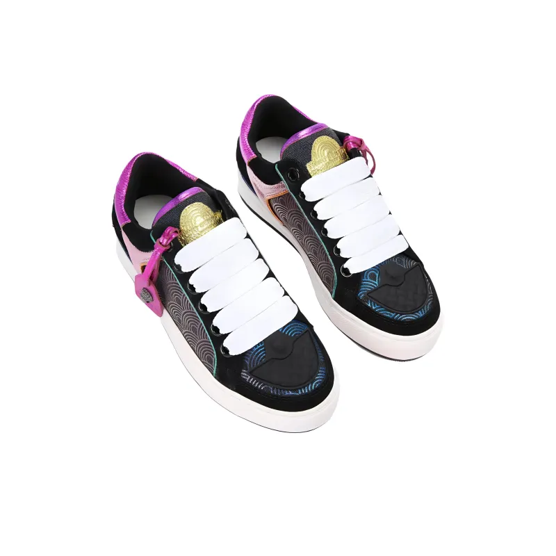 Kurt Geiger London Low Top Skateboard Shoes Women's Black-2