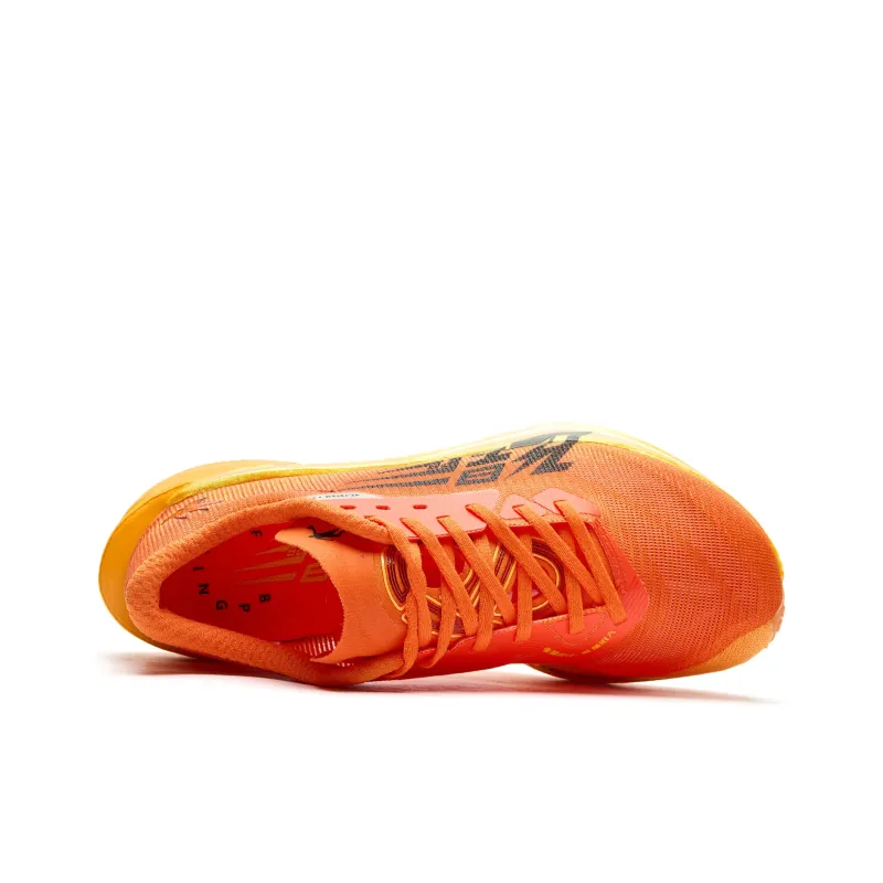 QIAODAN Flying Shadow PB4.0 Running Shoes Women's Low Top Dragon Flame Orange Wheat Yellow-3