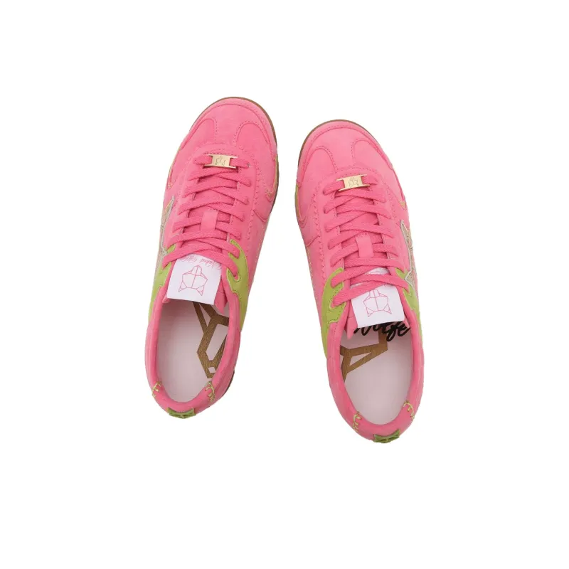 Naked Wolfe Exposure Low Top Skateboard Shoes Women's Pink-3