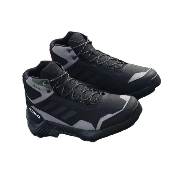 Adidas Terrex Eastrail 2.0 Anti Slip Wear Resistant Mid Top Trekking Shoes Men's Black Gray Color-2