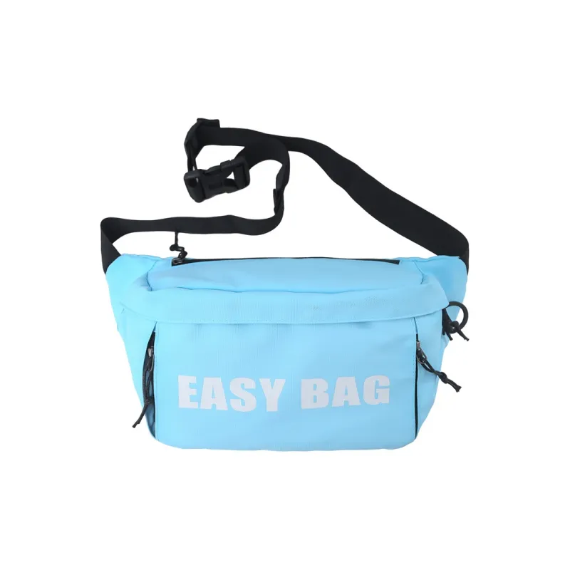 OURFUN Nylon Fabric Sling Bag Unisex White/Black/Green/Blue-6