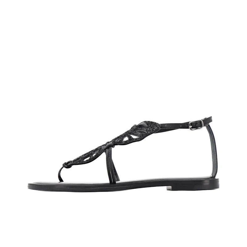Sophia Webster Butterfly Strap Sandals Women's Black-0