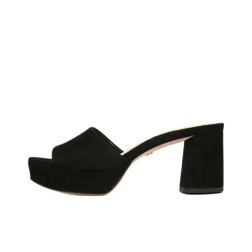 VERONICA BEARD Slide Slippers 7cm Women's Black