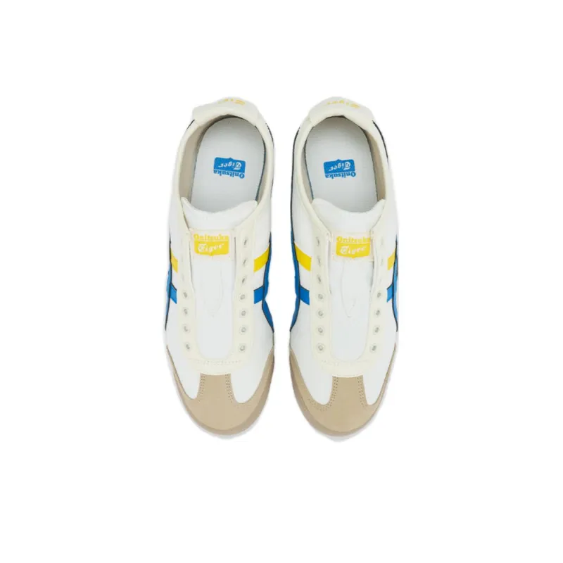 Asics Onitsuka Tiger Mexico 66 Slip On Cream Directoire Blue-2